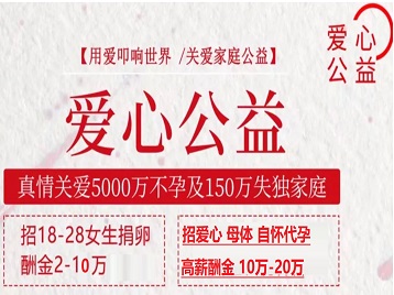 抚宁捐卵助孕生子 爱心志愿者招募